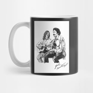 Jim Croce & Maury Original Ink Drawing Print Mug